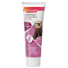 Beaphar Malt Paste for Ferrets stripey formulation aids easy dosing