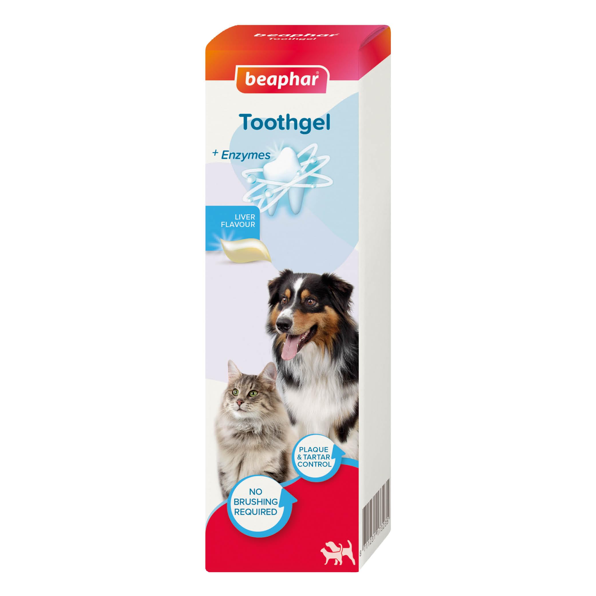 Beaphar Tooth Gel 100 g liver flavour on teeth supports plaque control for dogs and cats
