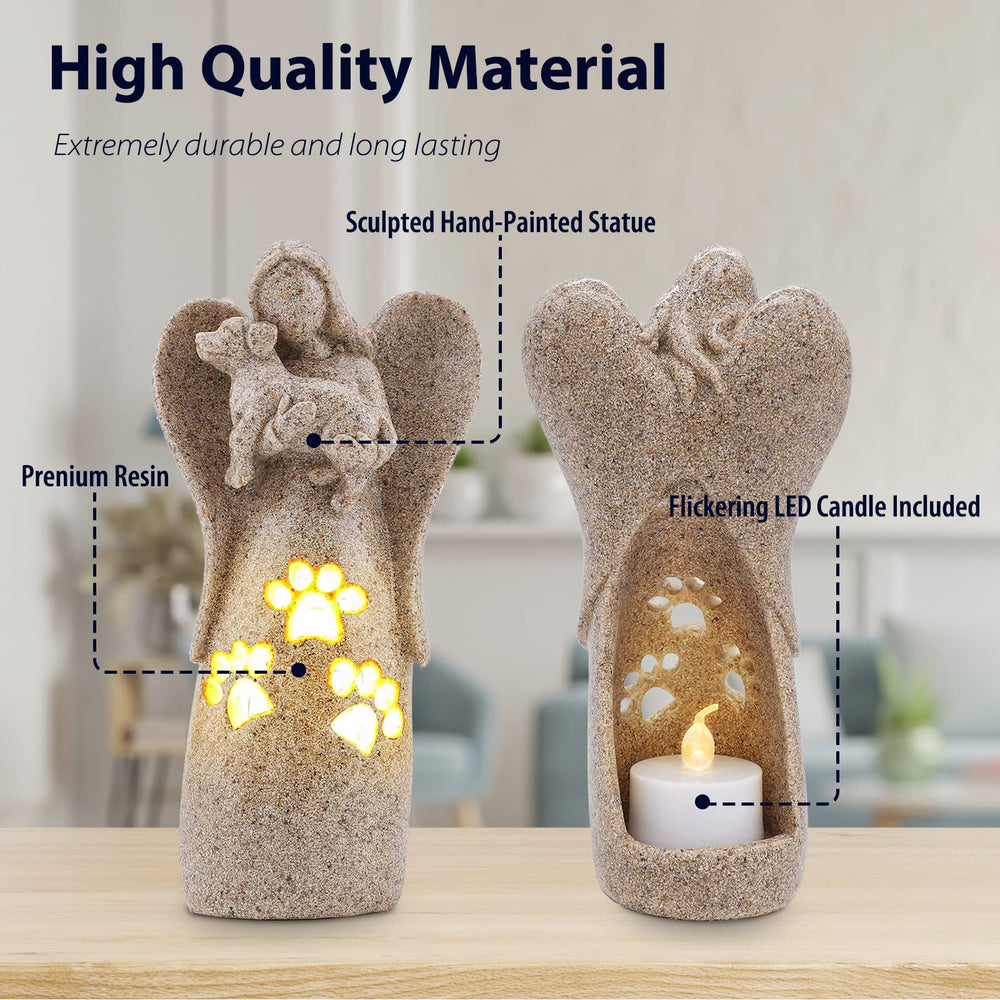 Bearae paw-hole light detail shows a soft glow emanating from the statue's paw-shaped opening