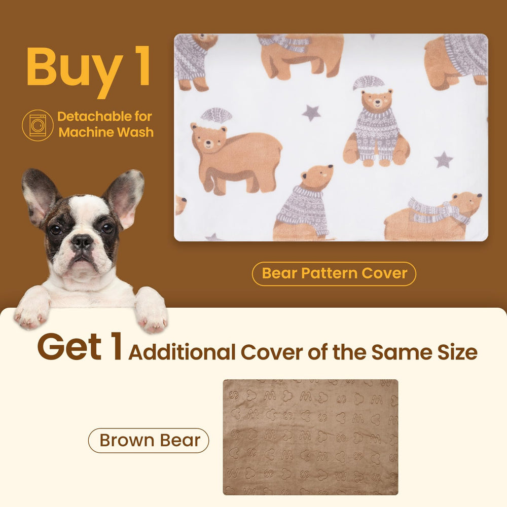 Bearhug chew-resistant cord illustrates pet-friendly safety during play.