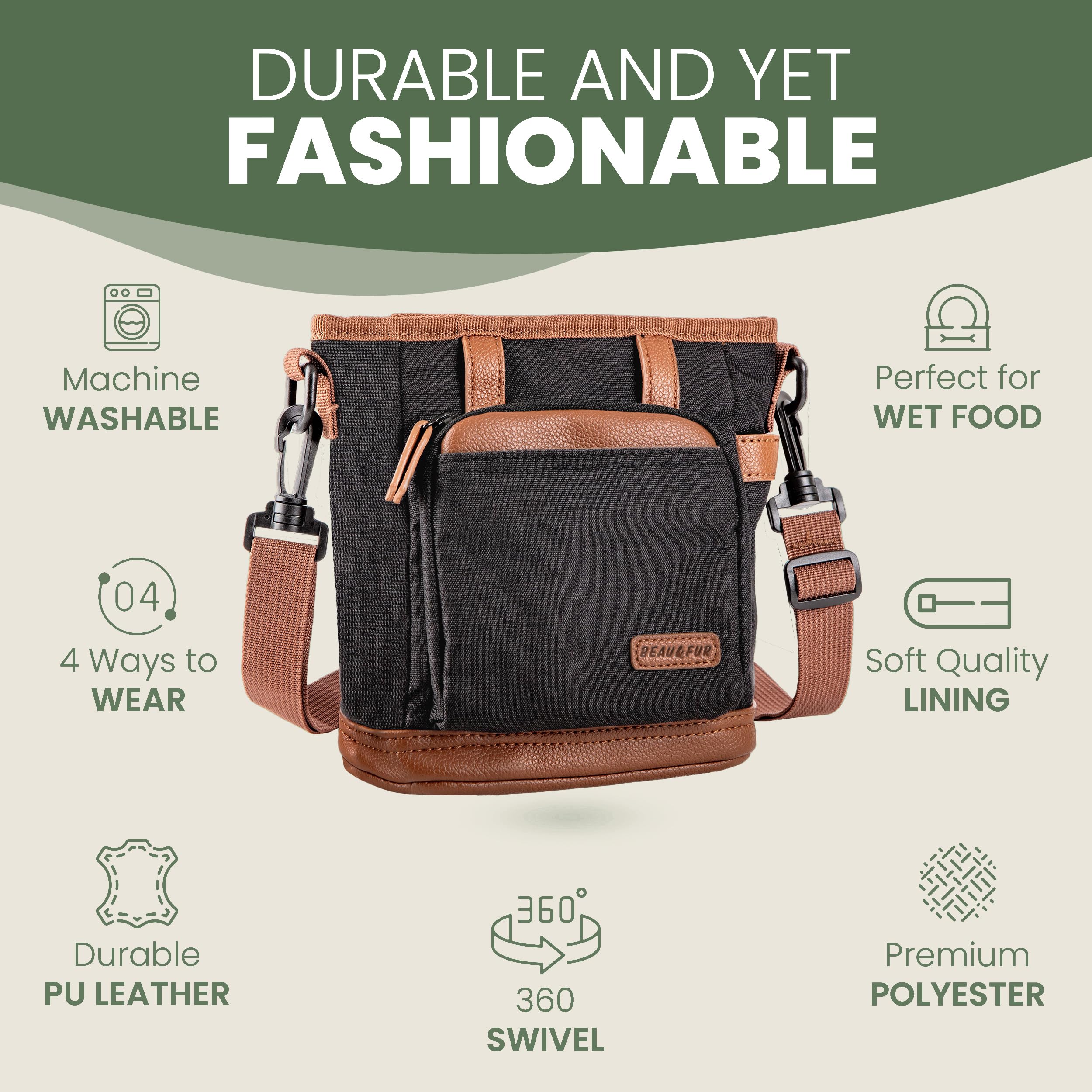 BEAU&FUR pouch expandable pocket storing extra tools during outings.