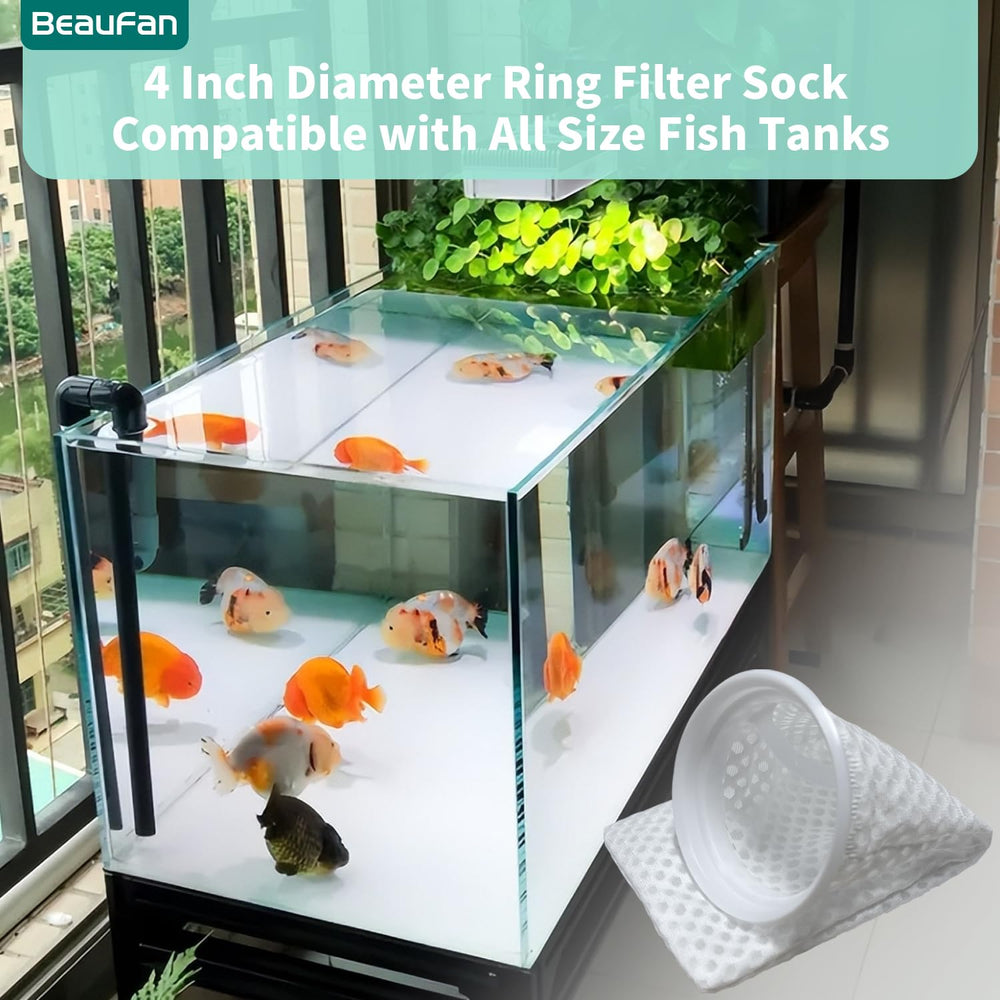 Beaufan 3D honeycomb design filter sock promotes steady water flow