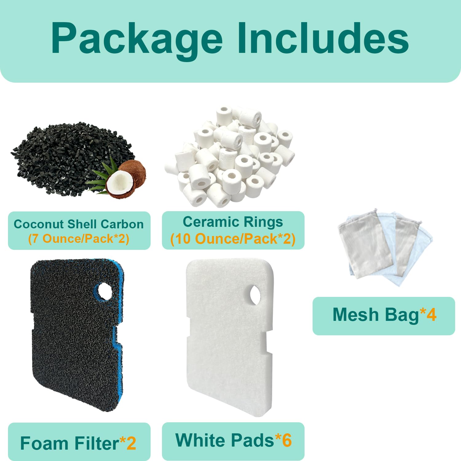 Beaufan activated carbon 2pcs aids odor and impurity removal