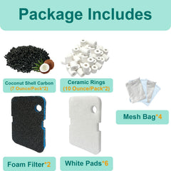 Beaufan activated carbon 2pcs aids odor and impurity removal