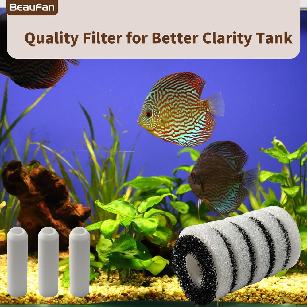Beaufan Biorb air stones 6-pack oxygenate water with gentle bubbles.