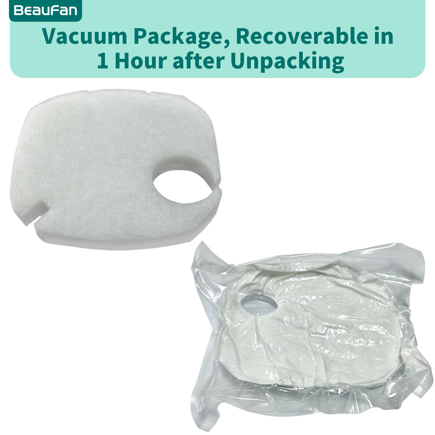 Beaufan ceramic rings support bacteria and stable water flow.