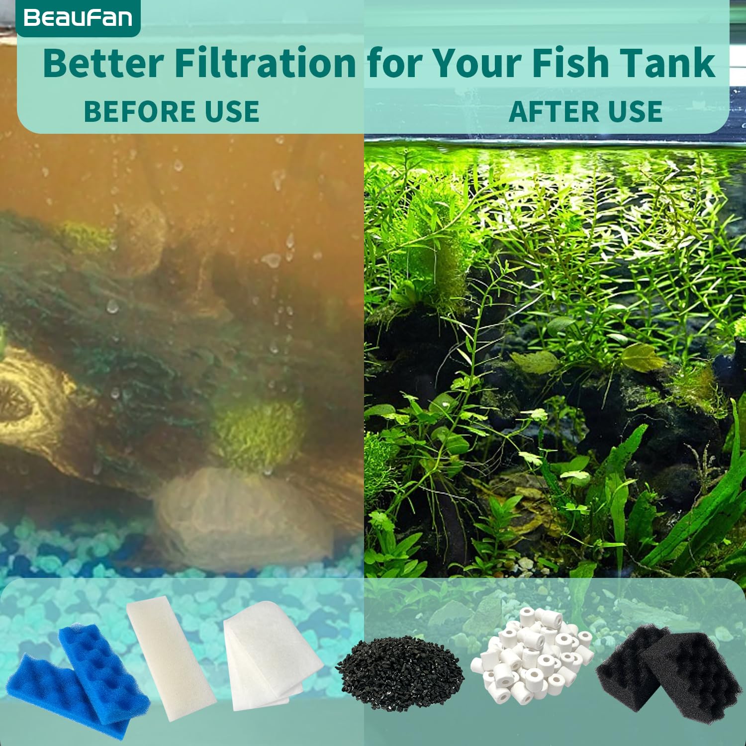 Beaufan mesh bags and complete kit simplify filter maintenance.