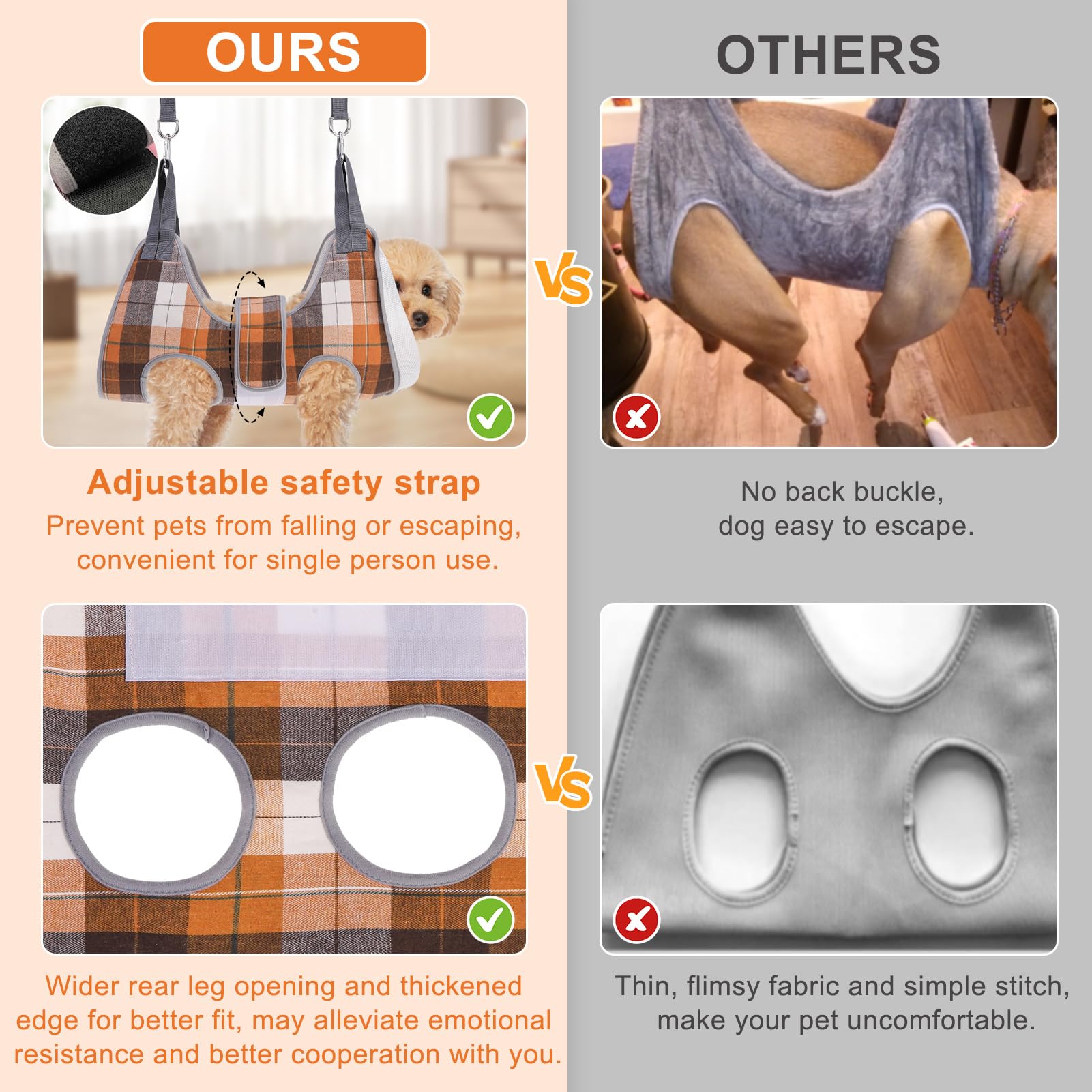 BEAUTYZOO 3D air mesh design increases breathability and comfort during grooming