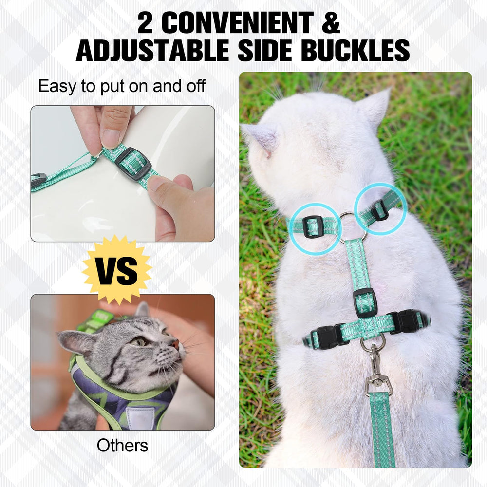 BEAUTYZOO adjustable-slides highlight escape-proof harness with customizable fit.