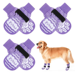 BEAUTYZOO anti-slip dog socks on floor boost traction during indoor play