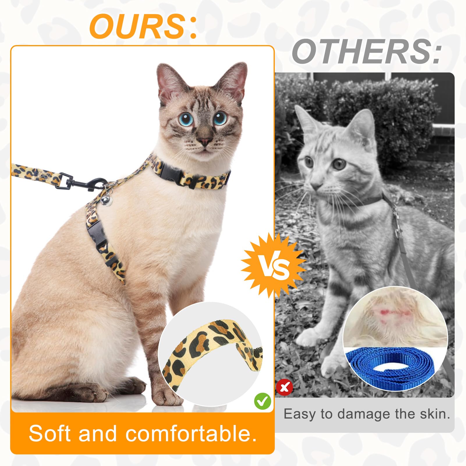 BEAUTYZOO bright bells on harness improve visibility during outdoor adventures