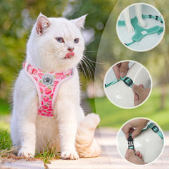 BEAUTYZOO cat harness size chart shows small size measurements