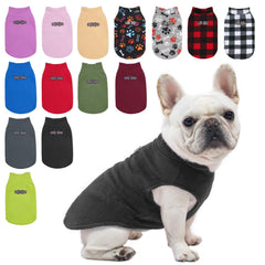 BEAUTYZOO dog fleece vest front view showing cozy warmth for daily outdoor walks