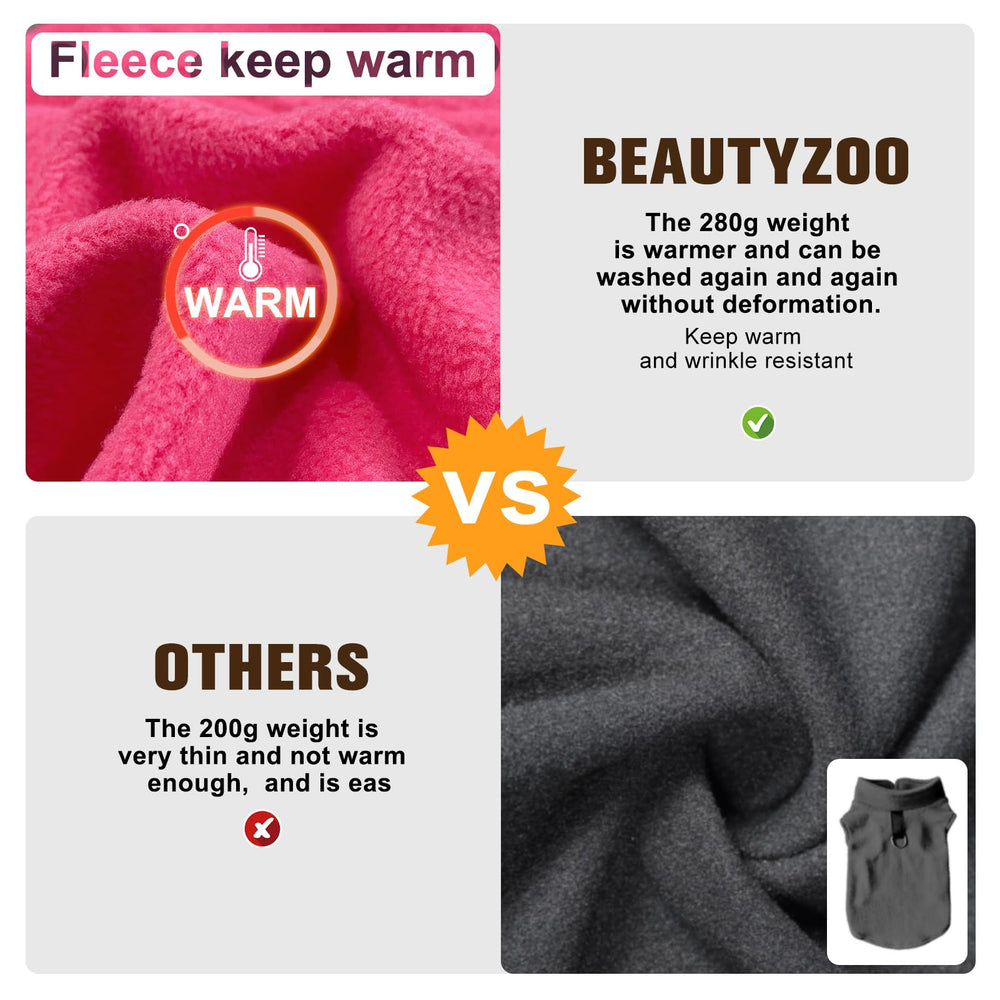 BEAUTYZOO fleece vest pull-over style allows easy on-off for busy mornings