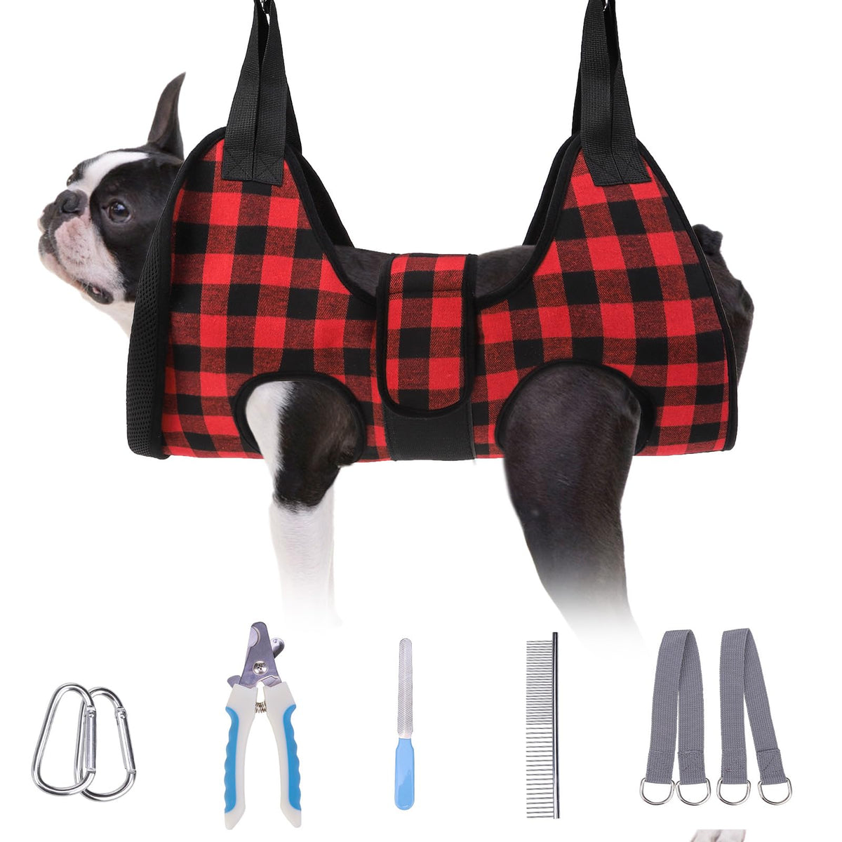 BEAUTYZOO dog grooming hammock nail trim hanger stabilizes pets for precise trimming