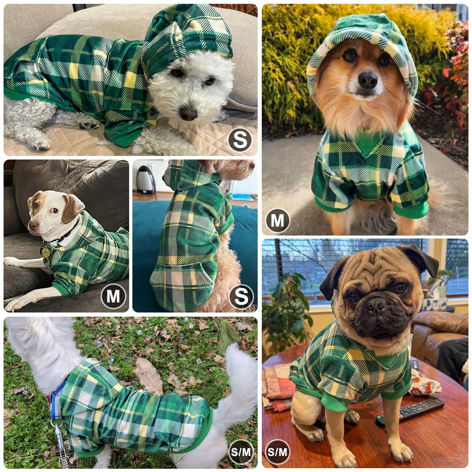 BEAUTYZOO dog hoodie back pocket adds convenient storage for treats and toys.