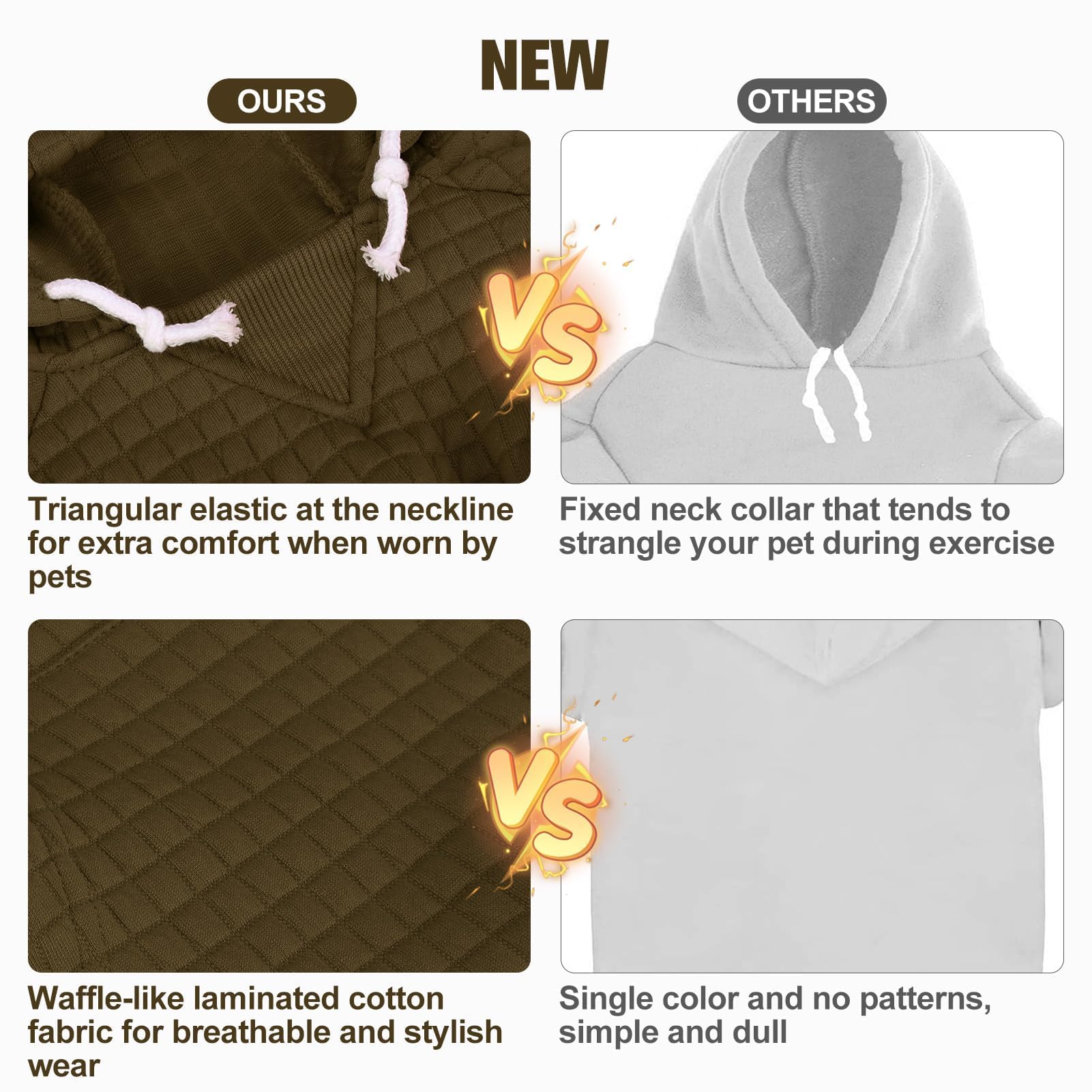 BEAUTYZOO belly-cut design supports easy potty breaks.