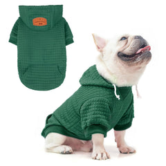 BEAUTYZOO dog hoodie pocket detail for quick treats during walks.