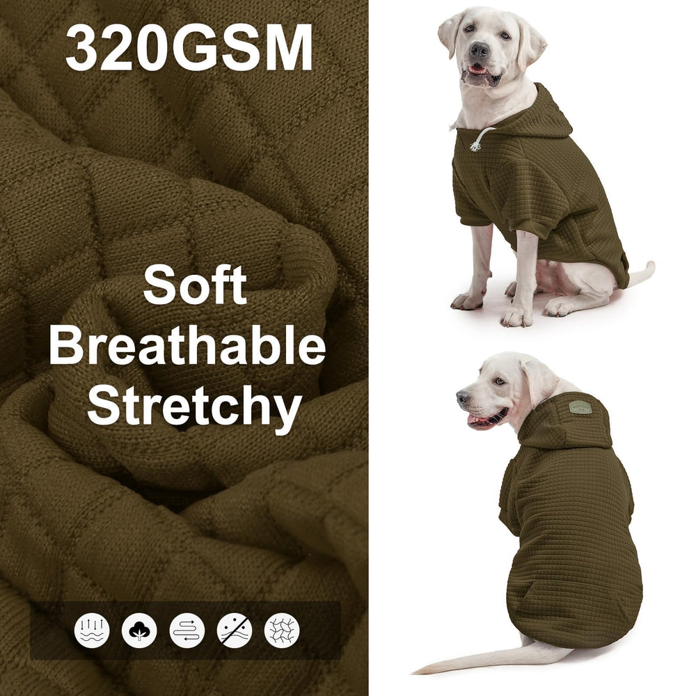 BEAUTYZOO dog hoodie-pocket keeps snacks and bags handy during outdoor adventures.
