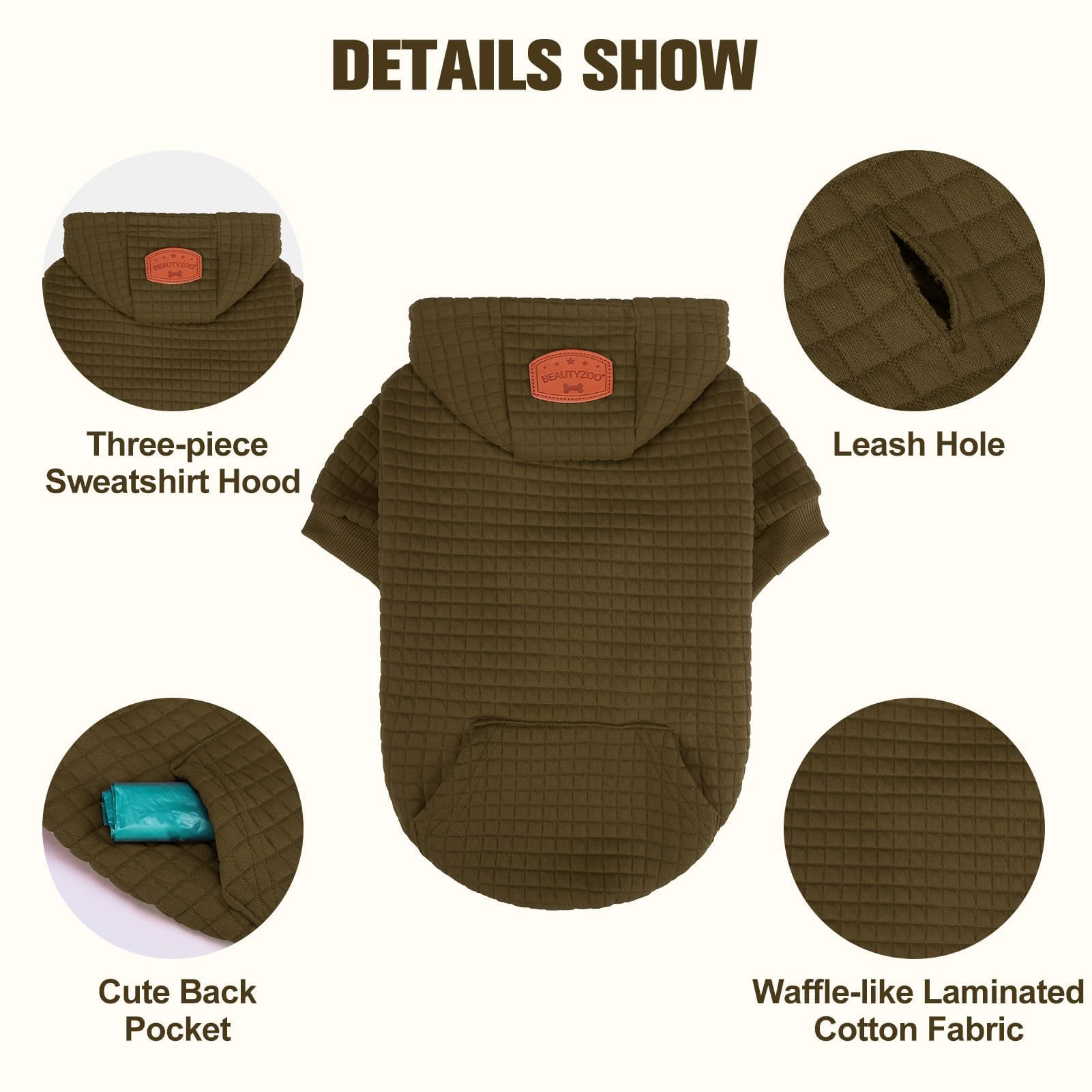 BEAUTYZOO waffle-laminated-cotton fabric delivers warmth and breathability.