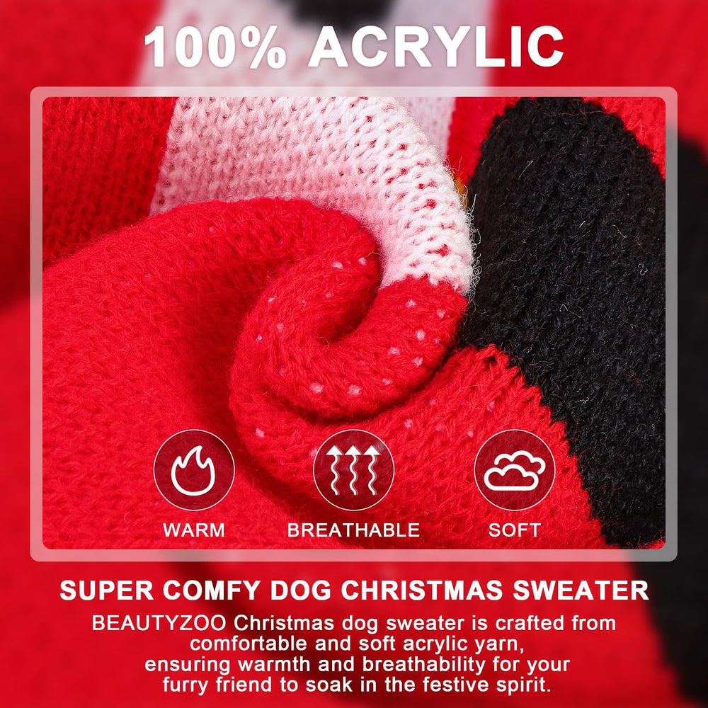 BEAUTYZOO knitted pullover delivers snug warmth without restricting movement