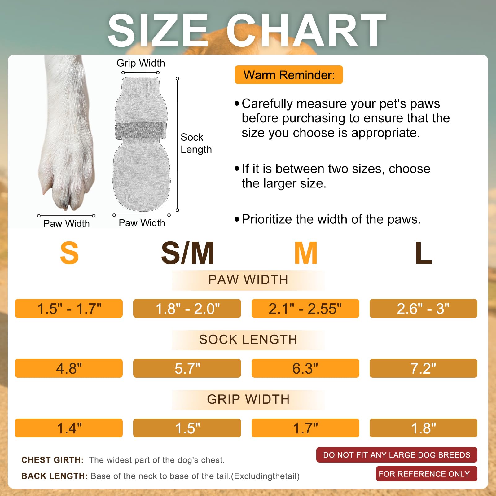 BEAUTYZOO Dog Socks non-slip grip area provides traction on slippery floors.