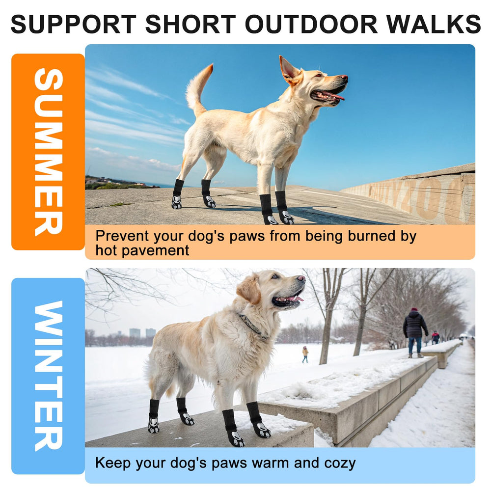 BEAUTYZOO paw-protecting socks support senior dogs with safer, confident movement at home.