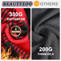 BEAUTYZOO dog sweater with V-neck leash-through feature for easy harnessing.