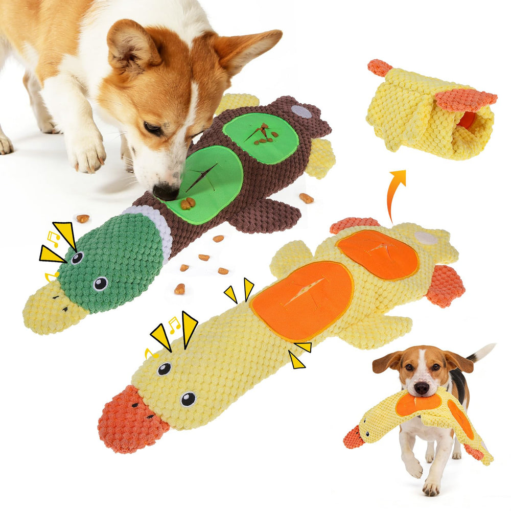 BEAUTYZOO dog toy duck-puzzle-interactive boosts mental stimulation and engaging play.