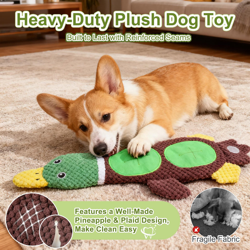 BEAUTYZOO dog toy squeaky-crinkle-pocket delivers multi-sensory engagement and rewarding sounds.