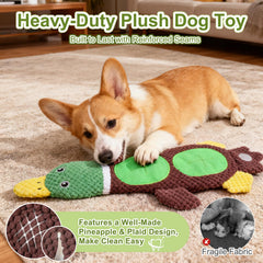 BEAUTYZOO dog toy squeaky-crinkle-pocket delivers multi-sensory engagement and rewarding sounds.