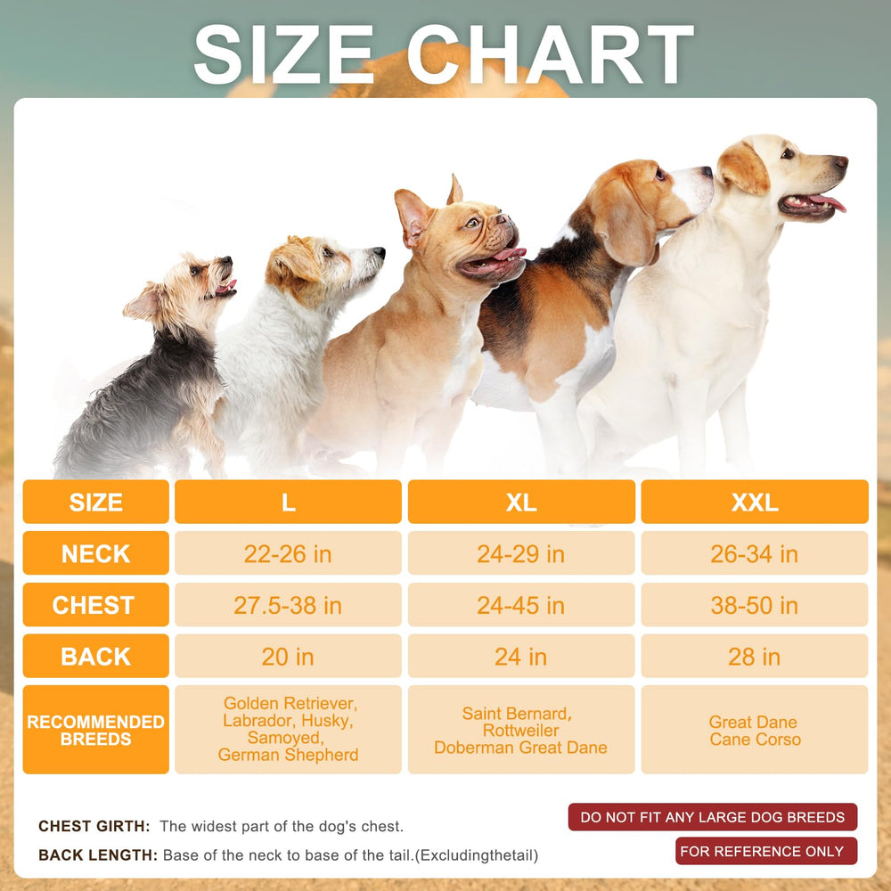 BEAUTYZOO dog winter coat fleece lining adds cozy warmth