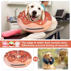 Close-up of BEAUTYZOO donut collar fabric showing soft material for gentle support.