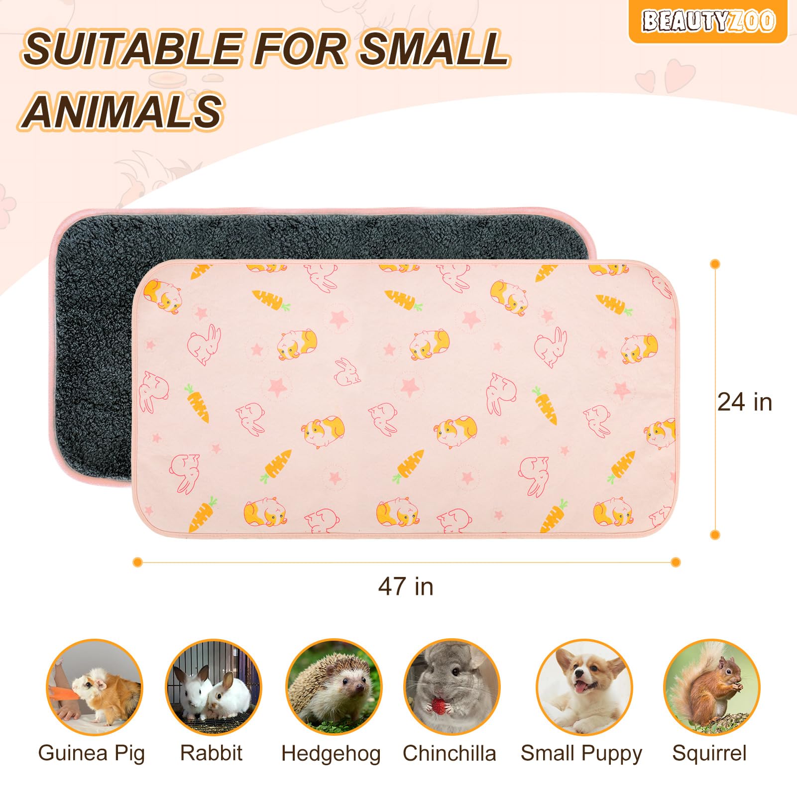 BEAUTYZOO 2-pack packaging image shows convenient rotation and washing.