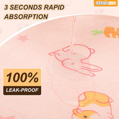 BEAUTYZOO guinea pig liner pink waterproof layer provides leak protection for floors.
