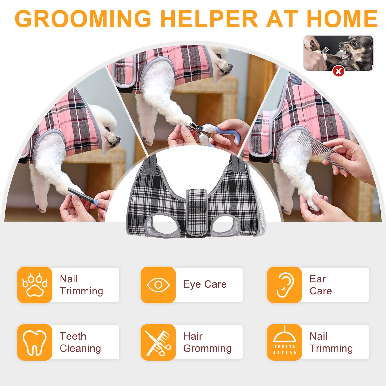 BEAUTYZOO heavy-duty carabiners in use illustrate sturdy weight-bearing safety for grooming