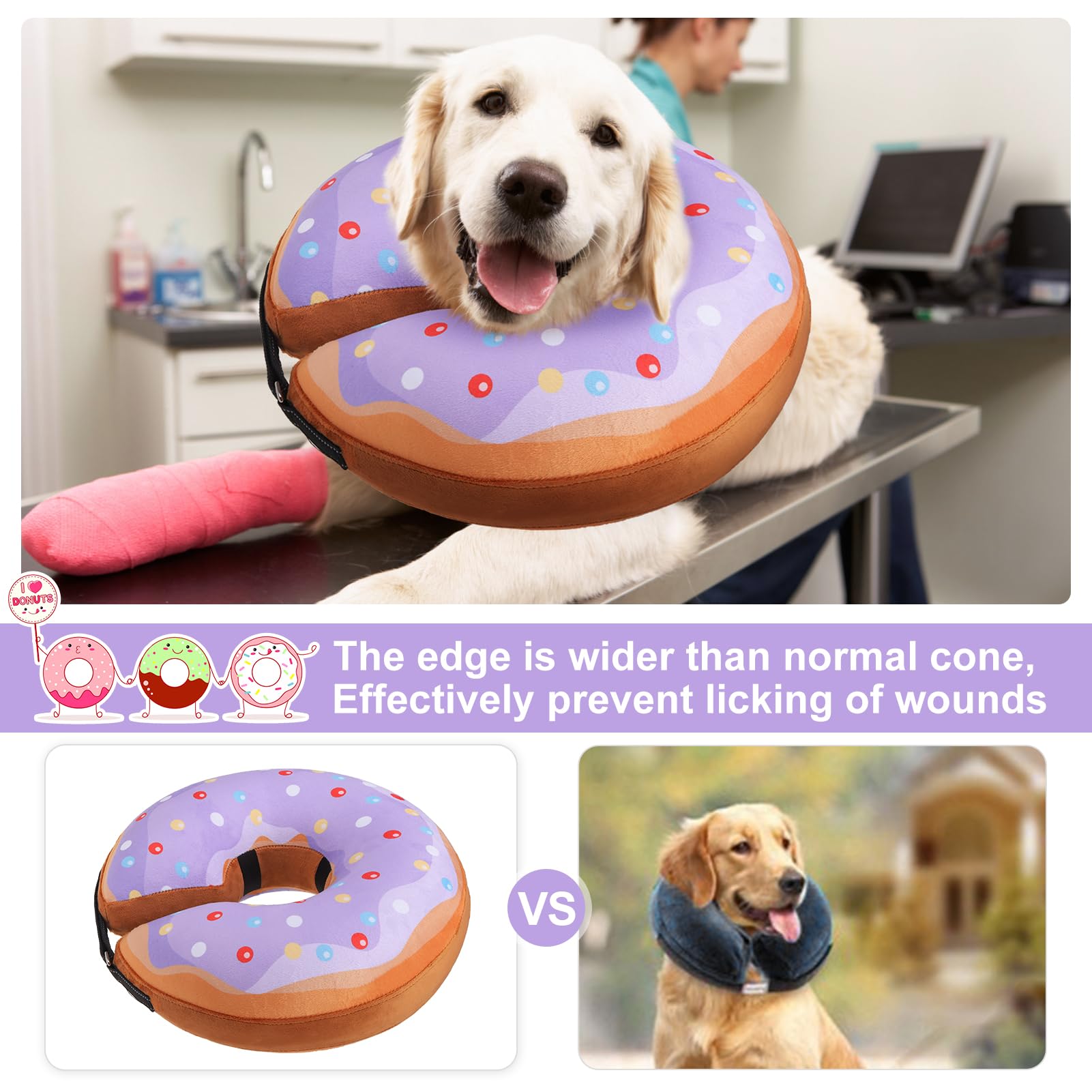 BeautyZOO inflatable donut neck close-up shows soft fabric and neck-pillow comfort.