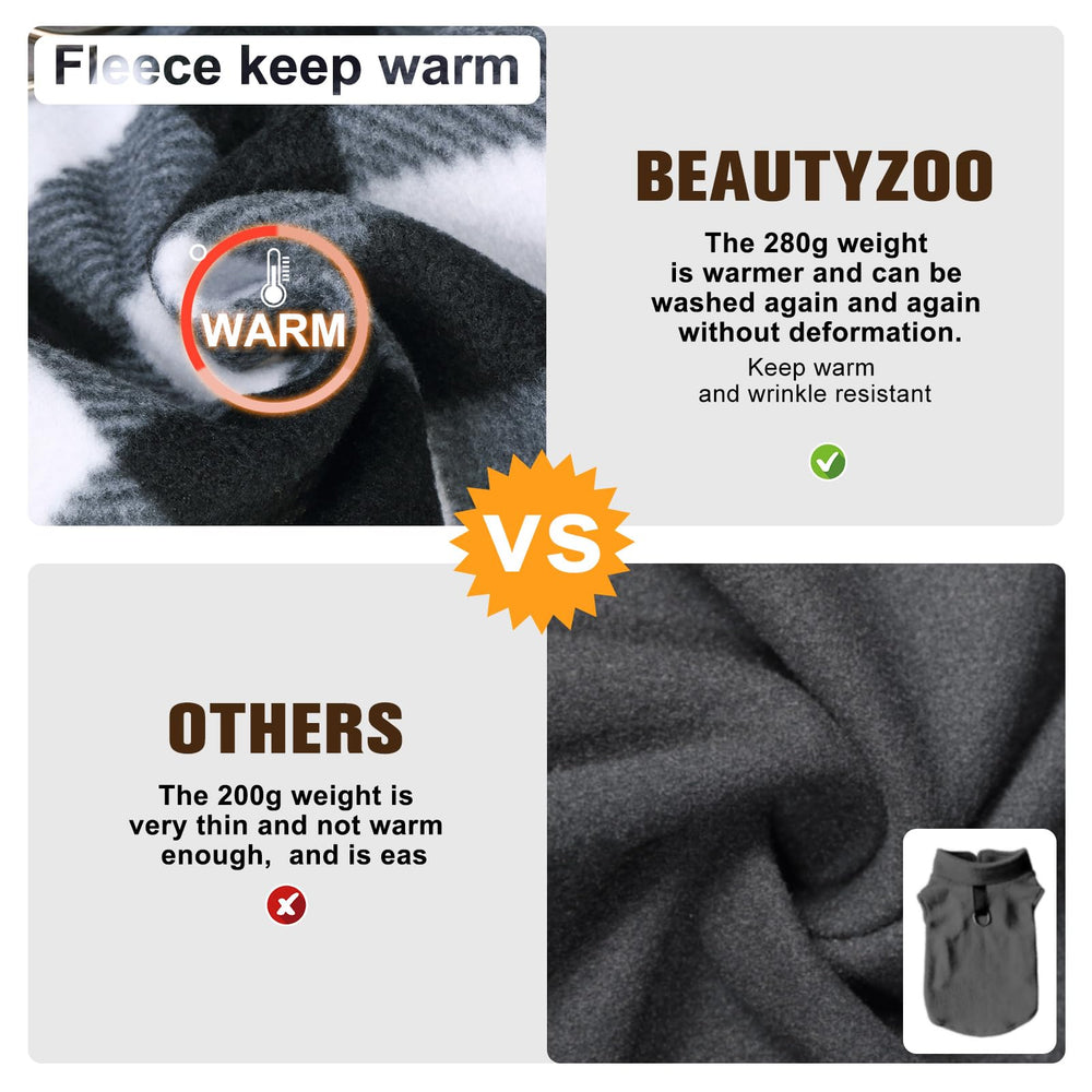 BEAUTYZOO machine-washable poly fleece fabric for simple cleanup after muddy play
