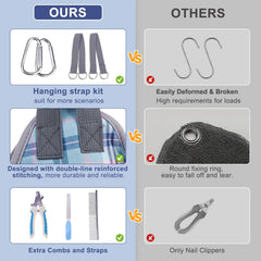 BEAUTYZOO nail clippers with safety guard in blue for precise trimming and safety.