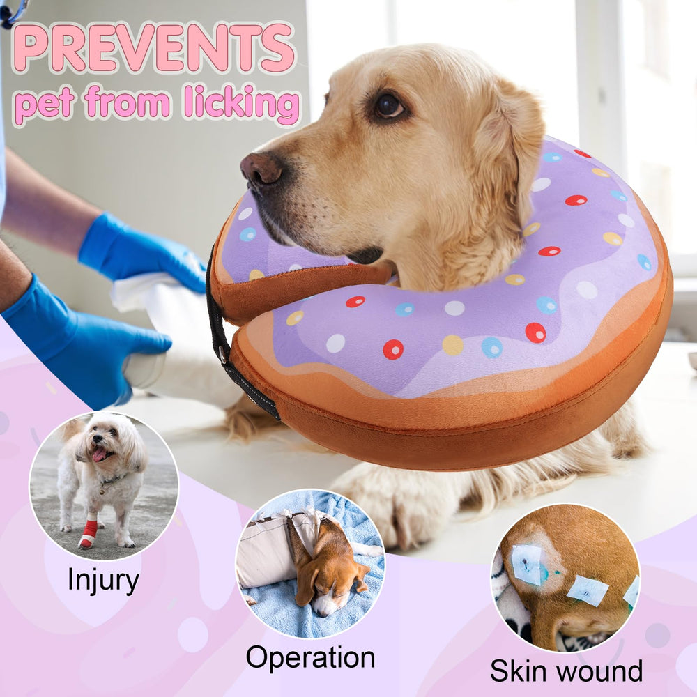 BeautyZOO neck-pillow donut cone doubles as a comfy resting cushion.