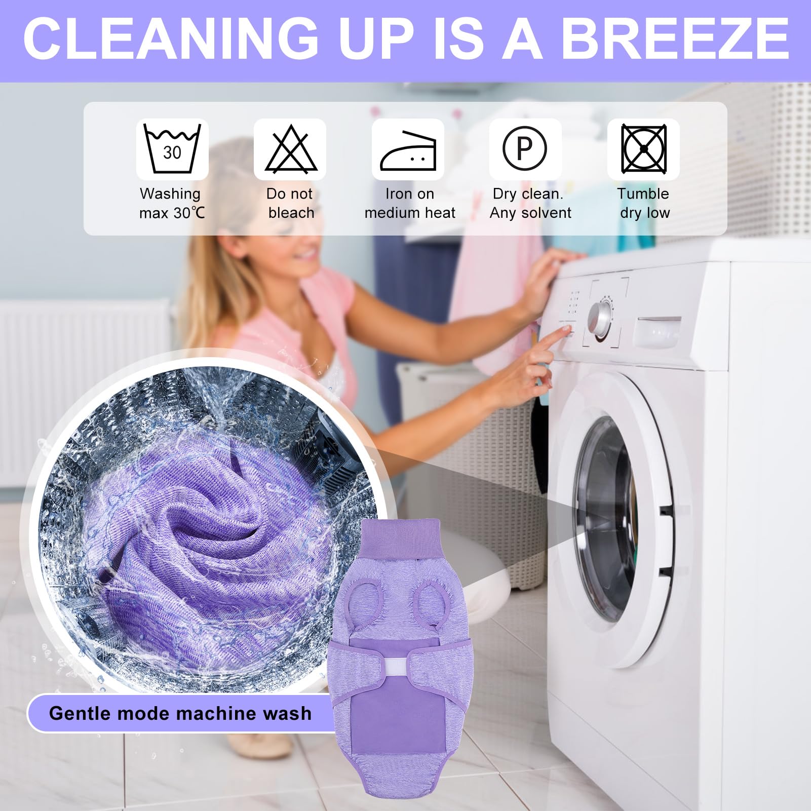 BEAUTYZOO Recovery Suit washing-friendly care keeps it clean