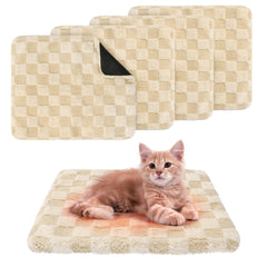 BEAUTYZOO self-warming cat bed 4-pack arrangement for versatile warmth spots.