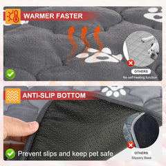 BEAUTYZOO self-warming pad non-slip back keeps it in place