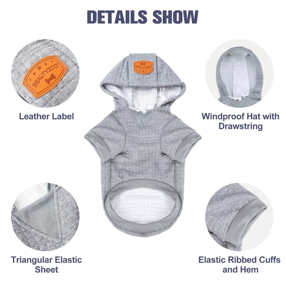 BEAUTYZOO waffle-texture coat close-up for soft breathable comfort