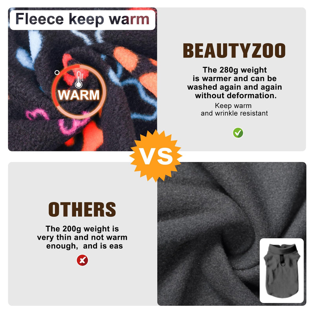 BEAUTYZOO size XS chest measurement guides help a snug, simple fit