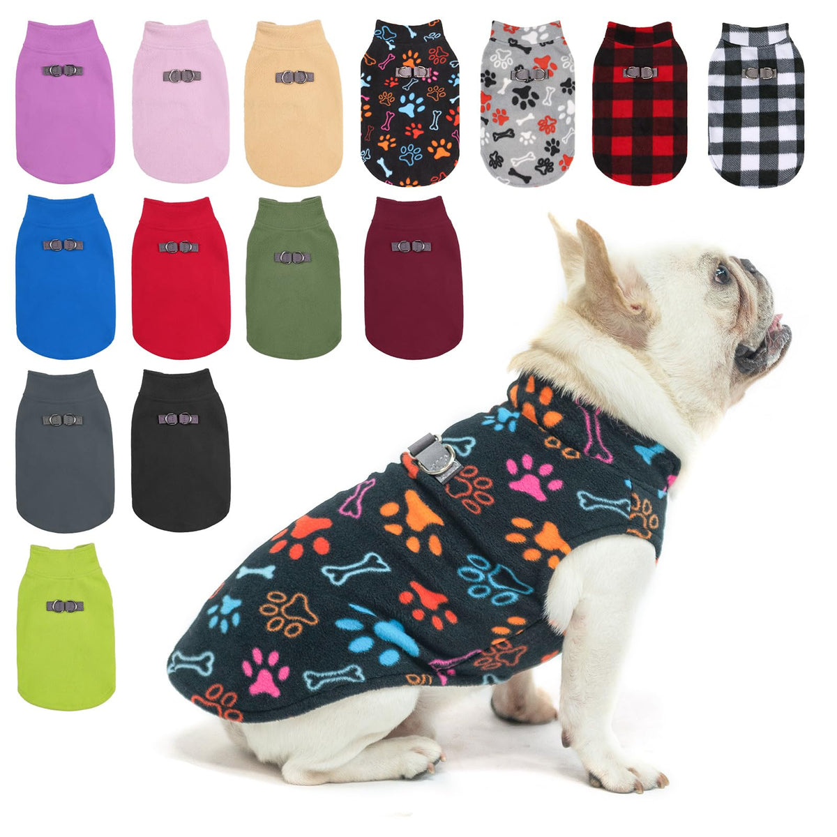 BEAUTYZOO small dog sweater pullover-style image for easy on off