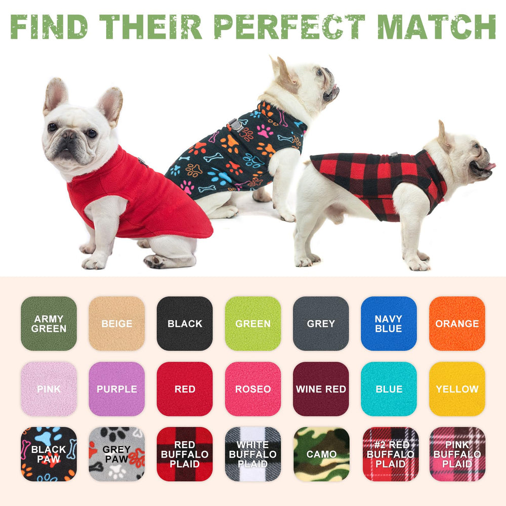 BEAUTYZOO small dog sweater windproof design helps warmth on windy walks