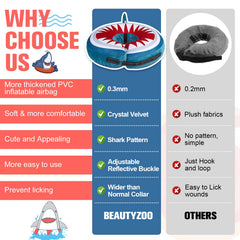 BEAUTYZOO soft material neck collar e-collar for pets.