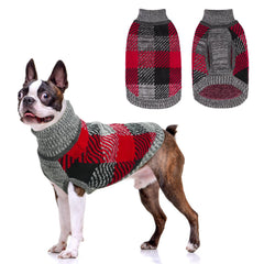 BEAUTYZOO sudadera para perro mediano con cuello alto, cálida y suave para días fríos
