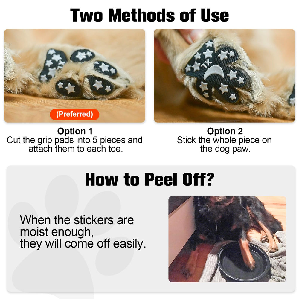 BeautyZoo traction on wood floor demonstrates stability for mobility-impaired dogs